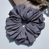 DAIIIBABYYY  -  Big Size Chiffon Scrunchies For Muslim Women Custom Elastic Volumizing Oversized Neat stitching Malaysian Bunch Hair Tie