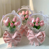 Daiiibabyyy DIY Bobo Ball Transparent Bouquet Packaging Material Ball  Gift Wedding Valentine's Day Handmade Gift Box Bags Friend Gift