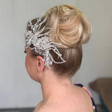 Daiiibabyyy  Pearl Hairband Sweet Wedding Hair Bands for Women Handmade Rhinestone Headbands Bridal Hair Accessories Baroque Headdress