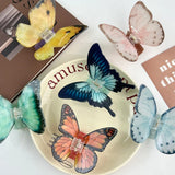 Daiiibabyyy  1 Pcs Ladies' Hair Claw French Butterfly Simulation Elegant Gentle Hair Grab Luxury Brand High-quality Hair Accessories For Girl