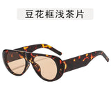 Daiiibabyyy  New Minimalist Small Frame Oval Sunglasses Ladies Outdoor Sun Shading Photography Sun Glasses Men Eyewear UV400 Eyeglasses
