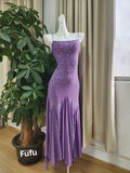 DAIIIBABYYY  -  High-End Feel Reversible Sequins Tank Dress Beach Vacation Pleated Large Wrap Skirt Princess Birthday Banquet Evening Dress