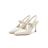 Daiiibabyyy  New Women's Shoes Elegant French High Heeled Sandals for Woman Luxury Banquet Wedding Shoes Designer Shoes Sandalias Mujer