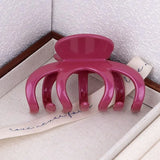DAIIIBABYYY  -  Large Crab Hair Claw Clips Women Girls Plastic Acrylic Ponytail Holder Hair Clamps Barrettes Hairpins Hair Accessories Fashion