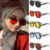 DAIIIBABYYY  -  Classic Steampunk Glasses Women Sunglasses Metal Luxury Brand Design Men Eyeglasses Vintage Women Sun Glasses Mirror Uv400