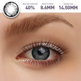 Daiiibabyyy  1 Pair Color Contact Lenses for Big Eyes Fashion Beauty High Quality Black 14.5mm Contact Cosmetic Eye Contacts lens