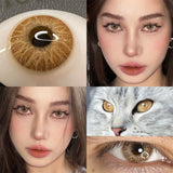 1pair Gray Color Contact Lenses Softlens for Eyes Lenses Cosmetic Eyecontacts fast shipping Yearly Use