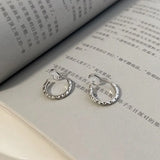 Daiiibabyyy  -  New Vintage Cool Boys Girls Hoop Earrings Simple Personality No Piercing Ear Clip Exquisite Exaggerated Clip Earrings