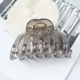 DAIIIBABYYY  -  Large Hollow Out Hair Claw Clips Crab Clamps Women Girls Ponytail Big PC Plastic Hair Barrettes Hairpin Hair Accessories Fashion