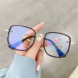 DAIIIBABYYY  -  Anti Blue Light Glasses Women Men Optical Spectacle Eyeglasses Square Transparent Transparent Computer Glasses Eyewear Oculos