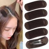 Daiiibabyyy  Set of Invisible Fluffy Hair Clips - Volumizing Hair Roots, DIY Styling, Easy to Use, Solid Color, Cute Oblong Shape - Perf