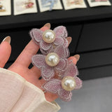 DAIIIBABYYY  -  Elastic Telephone Wire Hair Ties Women Girls Butterfly Hair Bands Spiral Coil Rubber Band Ponytails Head Ropes Hair Accessories