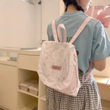 Daiiibabyyy  Women's Fashion Bag Sweet Lace Backpack Women's Small Backpack  Ladies' Backpack Lightweight Travel Backpack Kawaii Smalll Bag