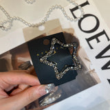 Daiiibabyyy  1/4PCS  Rhinestone Star Hair Clips for Women: Stylish Hair Accessories to Elevate Your Updo, Ideal for Parties & Daily Looks