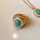 DAIIIBABYYY  -  New Arrival Trendy Blue Gemstone Silver Ladies Engagement Ring Jewelry For Women Gifts Hot Sell No Fade