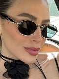 DAIIIBABYYY  -  Retro Round Metal Sunglasses Women Glasses New Fashion Leopard Sun Glasses Trendy Brand Designer Eyewear Female Male UV400