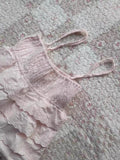 DAIIIBABYYY  -  Y2k Aesthetic Summer Embroidery Vest Japanese Pink Sweet Kawaii Cute Pleated Tank Harajuku 2025 Women Backless Ruffled Camisoles