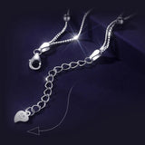 Daiiibabyyy 925 Stamp Silver Color Bracelet for Women Girl Gift Double Layer Lucy Ginkgo Leaves Beads Autumn Jewelry Dropshipping