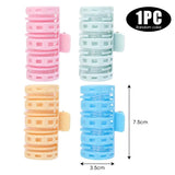 DAIIIBABYYY  -  Random Color Self-adhesive Bangs Curlers Lazy Spiral HairClips Roll Curler Plastic No Heat Air DIY Hair Curling Styling Tools