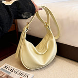 Daiiibabyyy  Colorful High Quality Soft PU Leather Shoulder Bags for Women Fashion Women Bag Luxury Designer Ladies Underarm Sac Tote Handbag
