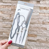 DAIIIBABYYY  -  Korean Magic Hair Styling Tools DIY Hair Braiding Braider AccessoriesTwist Bun Barrettes Hair Clips for Women Hairdressing