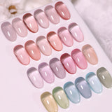 Daiiibabyyy 24 Colors Jelly Transparent Gel Nail Polish Nude Pink Skin Color UV Soak Off Gel Varnish Jade Nail Art Gel Lacquer 15ml