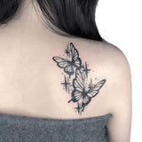 Daiiibabyyy  Butterfly Tattoo Sticker Waterproof and Long-lasting Temporary Tattoo