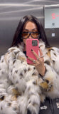 DAIIIBABYYY  -  2024 Autumn Winter Women Casual Faux Fur Jackets Fashion Streetwear Oversized Turn Down Collar Elegant Thick Warm Coats
