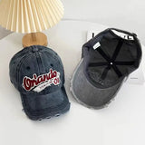 DAIIIBABYYY  -  Hip Hop Punk Baseball Hat For Men Women Fashion Letters Retro Washed Cotton Snapback Sun Visor Cap Dad Trucker Hats Streetwear