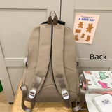 Daiiibabyyy  New Portable Backpack Large Capacity with Wallet School Bag Lightweight Casual Shoulder Bag
