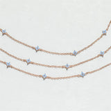 Daiiibabyyy  Mini Flower Delicate Tiny Choker Collar Chain on Neck Thin Necklaces for Women Female Y2k Fashion Jewelry Female Gifts KDN005