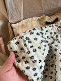 Daiiibabyyy Women Floral Ruffles Sweet Mini Skirts Female Elastic High Waist A-line Short Girls Vintage Preppy Style 2024 Summer Skirts