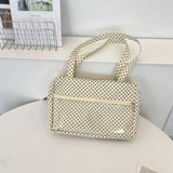 Daiiibabyyy  Ladies' Shoulder Bags Simple Solid Color Versatile Japanese Anime Kpop Tote Bag Large Capacity Luxury Brand New Handbag For Girl