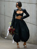 Daiiibabyyy  Fashion Cotton Hip-hop Lantern Pants Spring and Summer Women Simple Solid Loose Soft Breathable Casual Street Dance Harem Pants