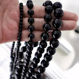 DAIIIBABYYY  -  Vintage Strands Choker Necklace Black Pearls Necklace Simulated Pearl Choker Necklace Jewelry Gift Women Unique Clavicle Chain
