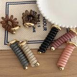 DAIIIBABYYY  -  Japanese Fashion Style Spiral Hair Tie Metal Tpu Hair Ties for Girls and Women Hair Accessories Accesorios Para El Cabello