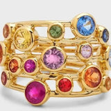 Daiiibabyyy  Europe and the United States new hot ring ring for women retro exaggerated simple personality ring for women