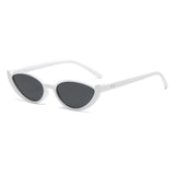 Daiiibabyyy  New Summer Minimalist Cat Eye Sunglasses Fashion Women's Summer Outdoor UV Resistant Sun Glasses Half Frame Kitten Eye Glasses