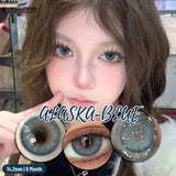 Daiiibabyyy  Color Contact Lenses for Eyes Natural Gray Beauty Pupils Eyes Lenses Brown Contacts 1 Pair Fashion Green 6month Pupilentes