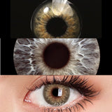 Daiiibabyyy  1 Pair Color Contact Lenses for Eyes Natural Brown Lenses Beauty Fashion Red lense Blue Lenses Green Eye Contact
