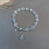 Daiiibabyyy Sea Blue Treasure Moonlight Crystal Bracelet