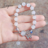 Daiiibabyyy Sea Blue Treasure Moonlight Crystal Bracelet