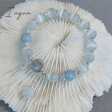 Daiiibabyyy Sea Blue Treasure Moonlight Crystal Bracelet