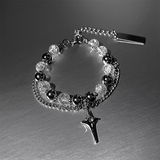 Daiiibabyyy New Trendy Beaded Bracelet Pearl Star Pendants Jewelry For Women Men Couples Y2K Cool Style Party Gift Fashion Accessories