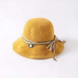 Summer Kitted hat fisherman cap bucket hat Foldable Visor cap outdoor Holiday Beach sun protection Hat women hat Panama sun hat daiiibabyyy