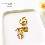 Baroque Vintage Pearl Chain Imitation Shell Flower Piece Small Exquisite Car Key Chain Bag Pendant Porte-clés daiiibabyyy