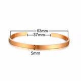 Daiiibabyyy Bangle Bracelet Men, Cuff Bracelets, Stainless Steel Bracelet, Dainty Brazalets, Minimalist Bracelet Jewelry, Cuffs Bangles