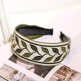 Print Headband Vintage Women Floral Elastic Hairband Hair Hoop Headdress Cross Knot Head Band Girls Hair Accessories daiiibabyyy