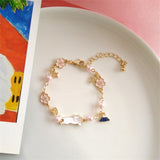 Personality cute cartoon drop glaze bracelet 2022 Japan and Korea new trend of women's bracelet party gift jewelry daiiibabyyy