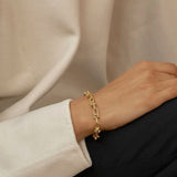 Women Bracelet Hip-hop Punk U-shaped Chain Bracelet for Women Hand Ornaments  Chain & Link Bracelets daiiibabyyy